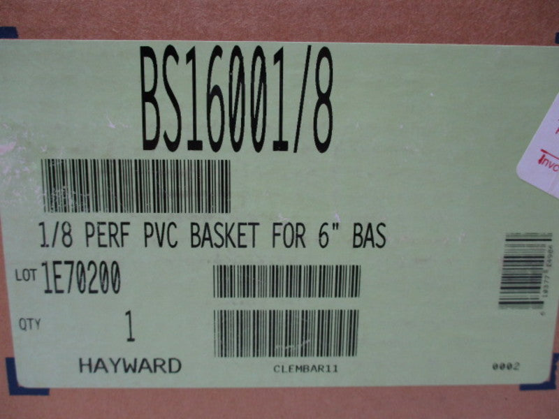 HAYWARD BS16001/8 CPVC REPLACEMENT BASKET * FACTORY SEALED *