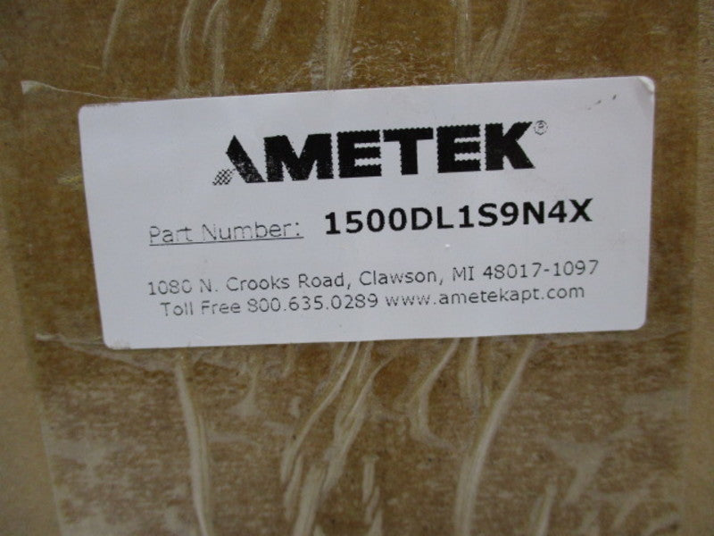 AMETEK 1500DL1S9N4X LIQUID LEVEL CONTROL  NSMP