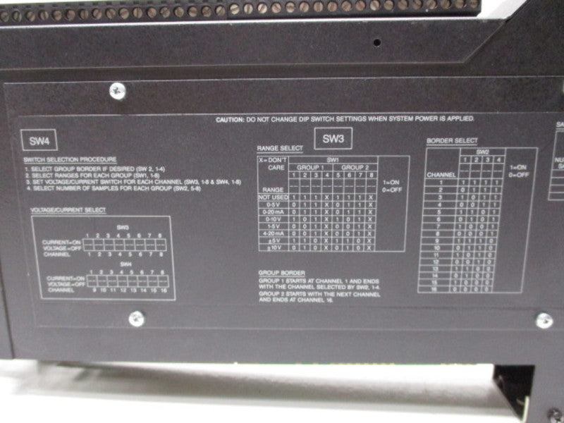SQUARE D 8030-RIM-125 SY/MAX ANALOG INPUT MODULE SER.D REV.1.16 5VDC  UNMP
