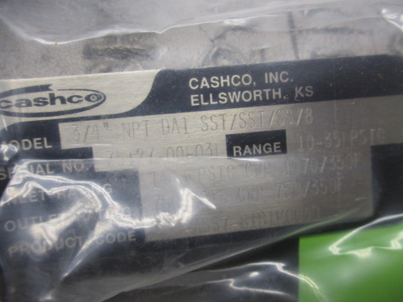 CASHCO D15-ASS7-81B1M000D REGULATOR 10-35 PSIG  NSMP