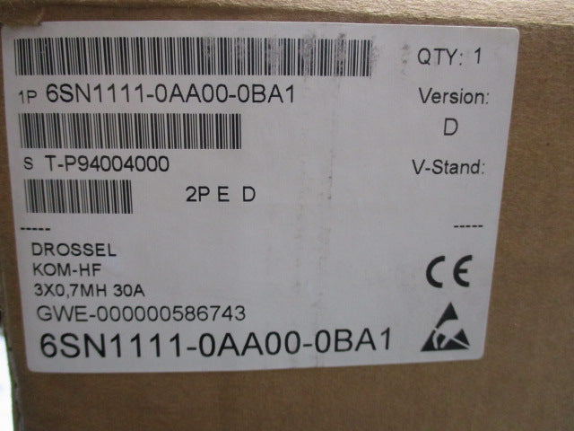 SIEMENS 6SN1111-0AA00-0BA1  NSMP