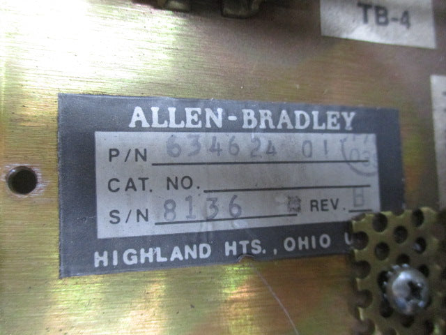 INDUSTRIAL SPARE PART 634624 01  UNMP