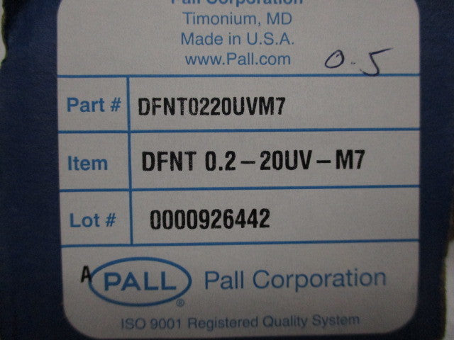 PALL DFNT 0-220UV-M7  NSMP