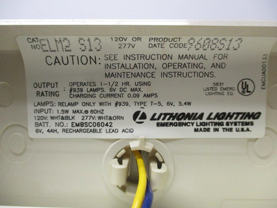 LITHONIA LIGHTING ELM2 S13 * NEW IN BOX *
