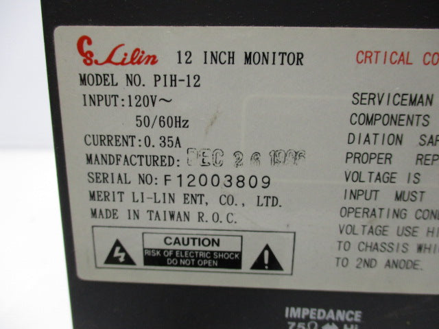 LILIN PIH-12  UNMP
