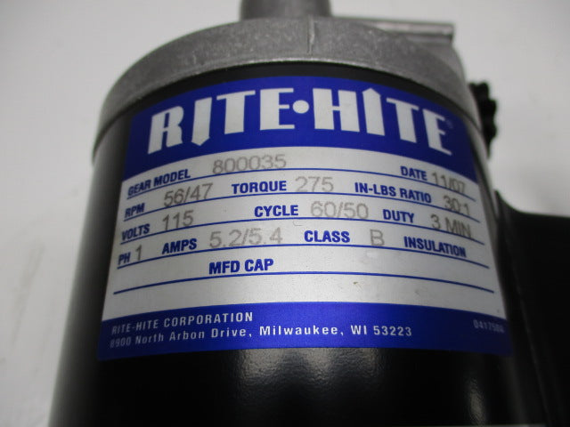 RITE HITE MOLON 800035 * NEW NO BOX *