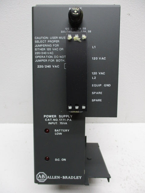 ALLEN BRADLEY 1771-PA SER. B  NSMP