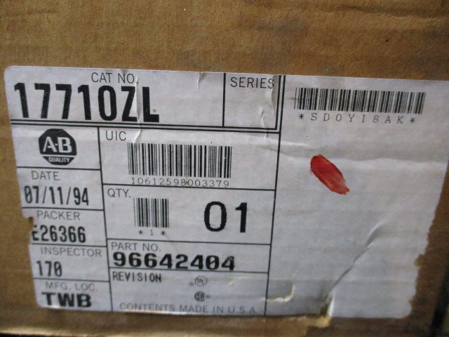 ALLEN BRADLEY 1771-OZL 0-24V 0.1A NSMP