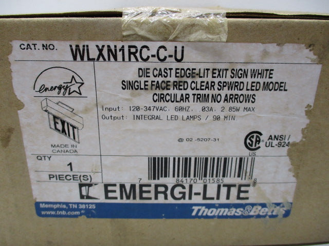 THOMAS&BETTS WLXN1RC-C-U * FACTORY SEALED *