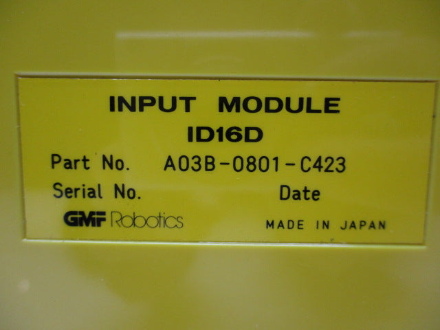 GMF ROBOTICS A03B-0801-C423  UNMP