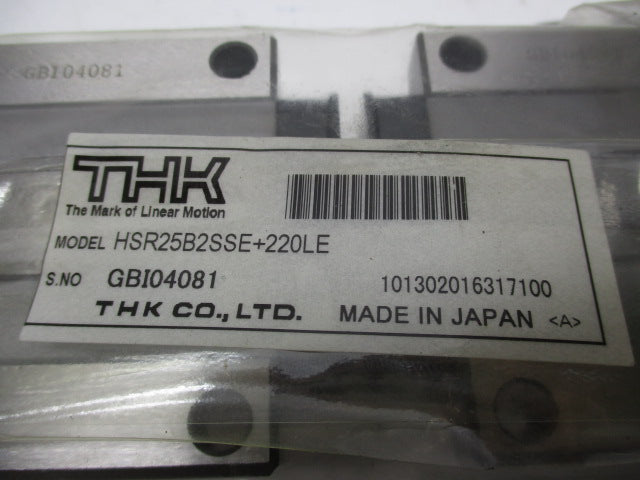 THK HSR25B2SSE+220LE  NSMP