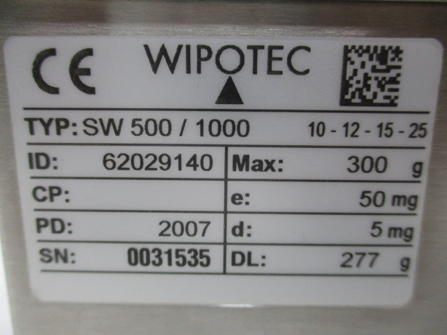 WIPOTEC SW 500/1000 10-12-15-25  NSNP