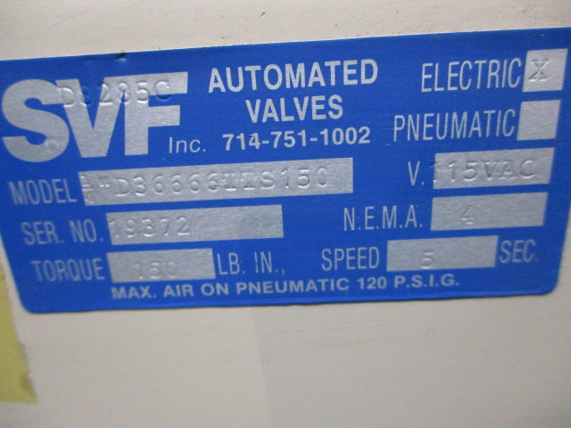 SVF 1/4"D36666TTS150  UNMP