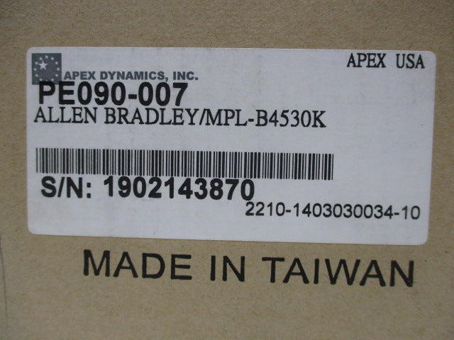 APEX PE090-007 * FACTORY SEALED *