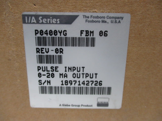 FOXBORO P0400YG FBM06  NSFS
