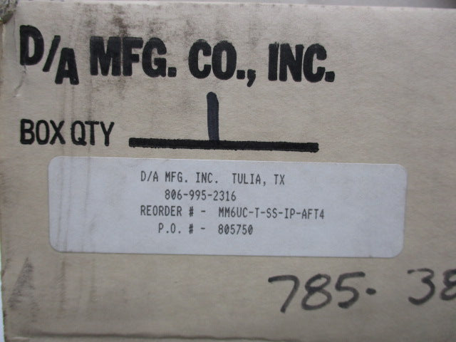 D/A MM6UC-T-SS-IP-AFT4 NSMP