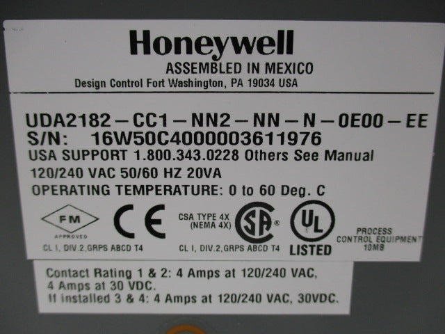 HONEYWELL UDA2182-CC1NN2-NN-N-0E00-EE NSMP