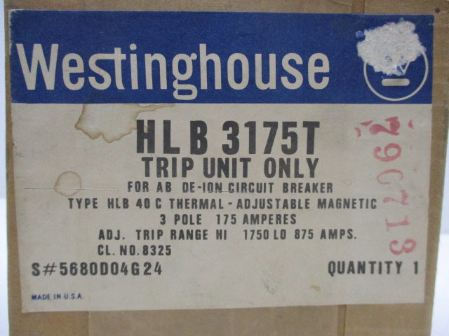 WESTINGHOUSE HLB3175T NSFS
