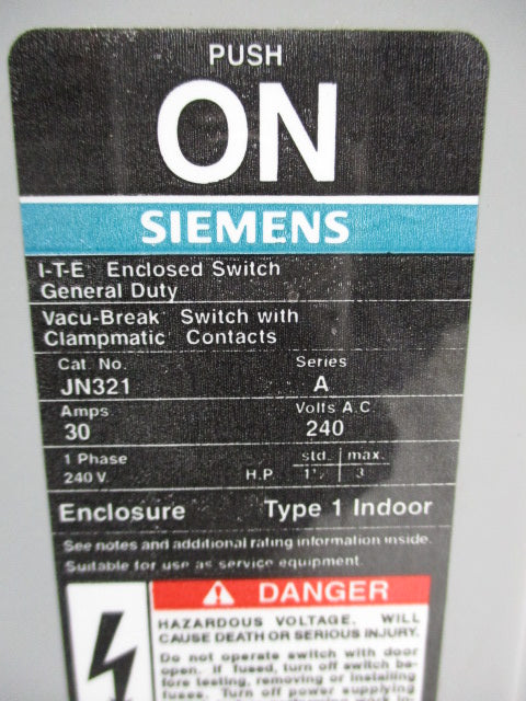 SIEMENS JN321 SER. A NSNP