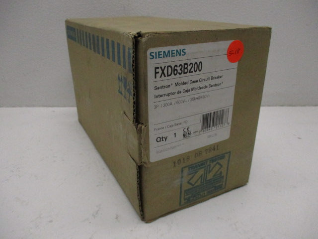 SIEMENS FXD63B200 SER. C NSMP
