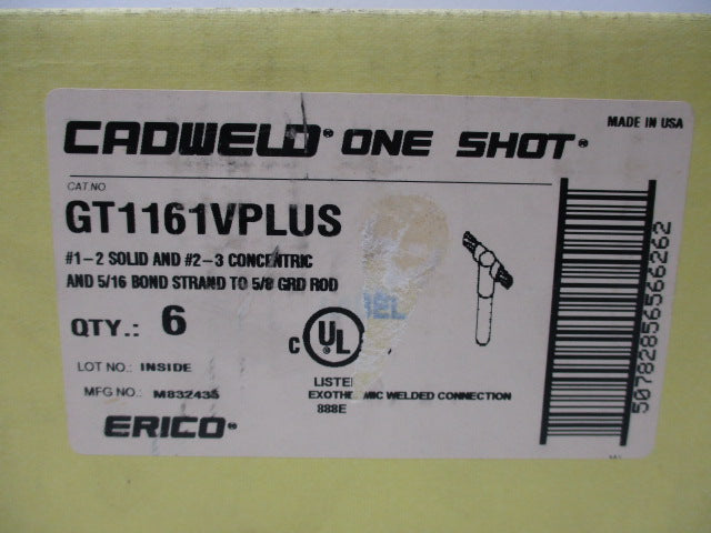 ERICO GT1161VPLUS (QTY: 6) (AS PICTURED) NSMP
