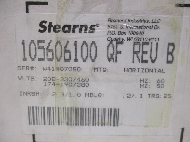 STEARNS 105606100-QF NSMP