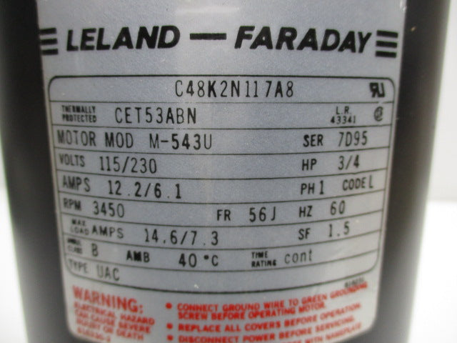 LELAND-FARADAY C48K2N117A8HH (M-543U) NSMP