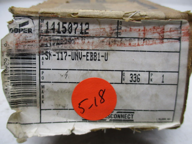 COOPER SN-117-UNV-EB81-U NSMP