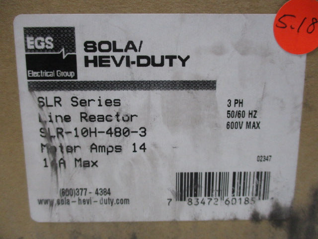 SOLA SLR-10H-480-3 NSMP