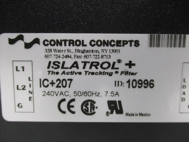 CONTROL CONCEPTS IC+207 (10996) NSMP