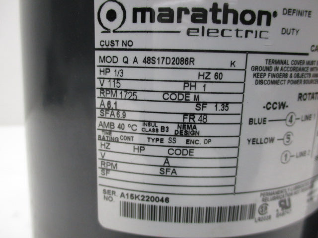 MARATHON ELECTRIC D143 NSMP