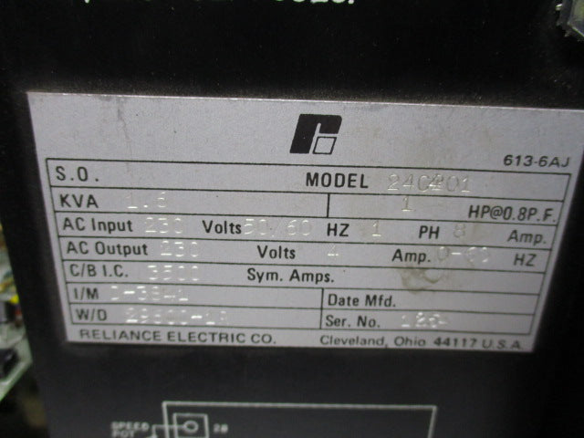 RELIANCE ELECTRIC 24C401 UNMP