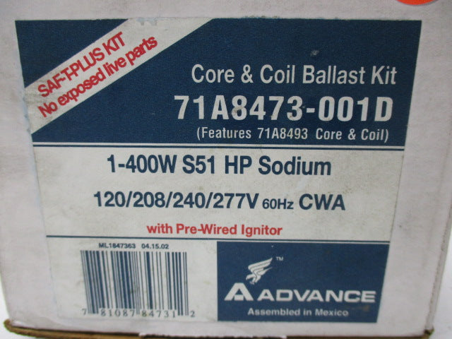 ADVANCE 71A8473-001D NSMP