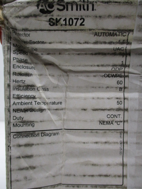 A.O.SMITH SK1072 (C48K2N117A4) NSMP