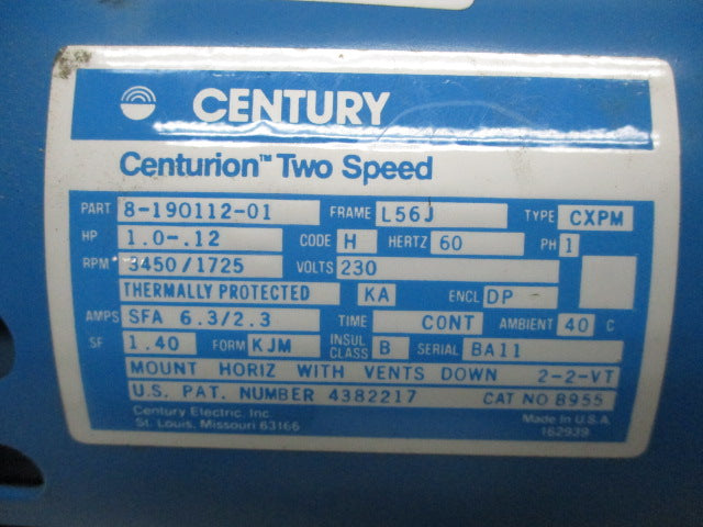 CENTURY 8-190112-01 NSMP