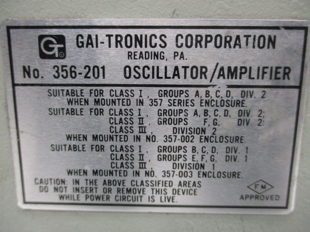 GAI-TRONICS 356-201 UNMP