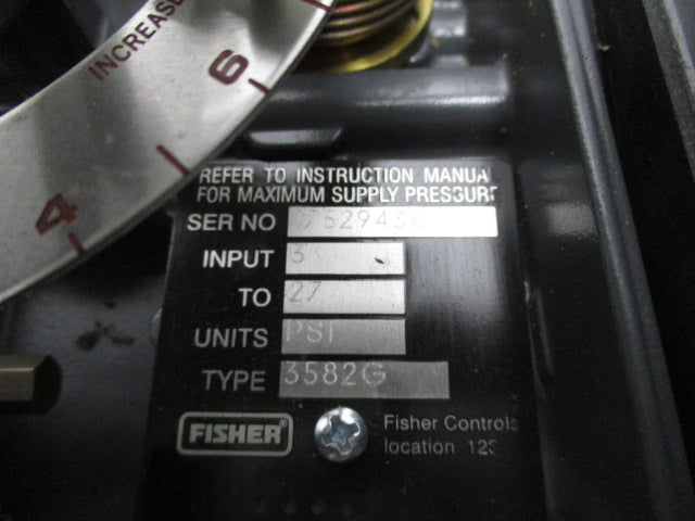 FISHER 3582G 67CFR-600 250PSI UNMP