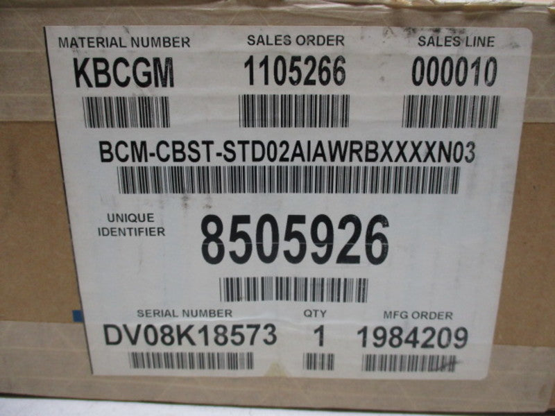 INDUSTRIAL SPARE PART BCM-CBST-STD02AIAWRBXXXXN03 NSMP