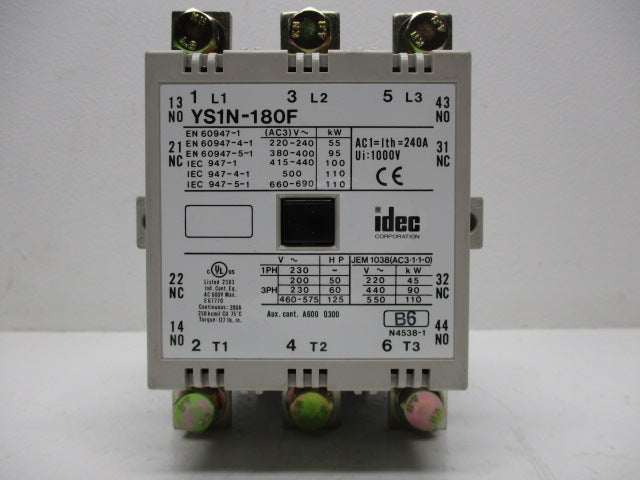 IDEC YS1N-180F22A120 NSMP