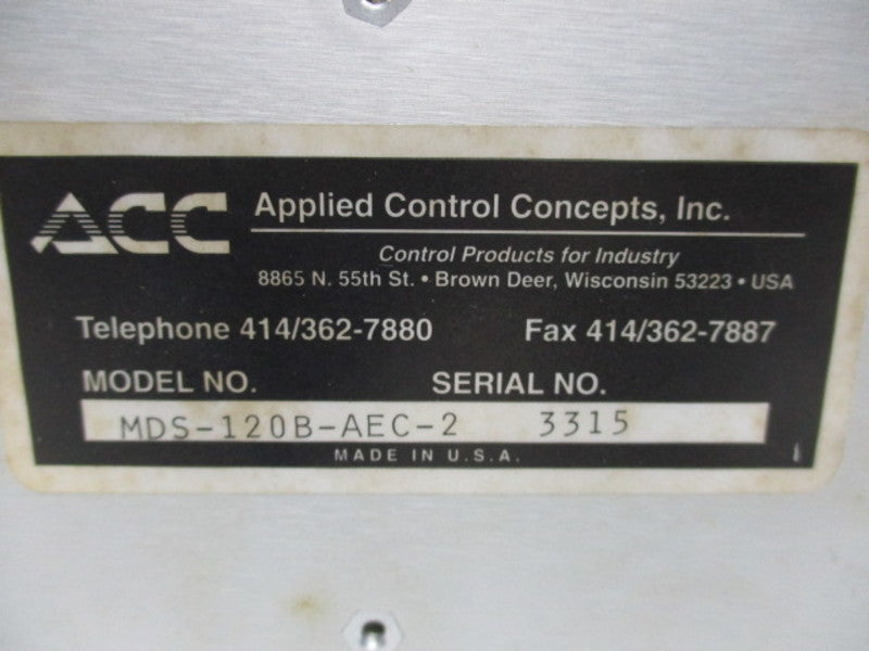 ACC MDS-120B-AEC-2 NSNP