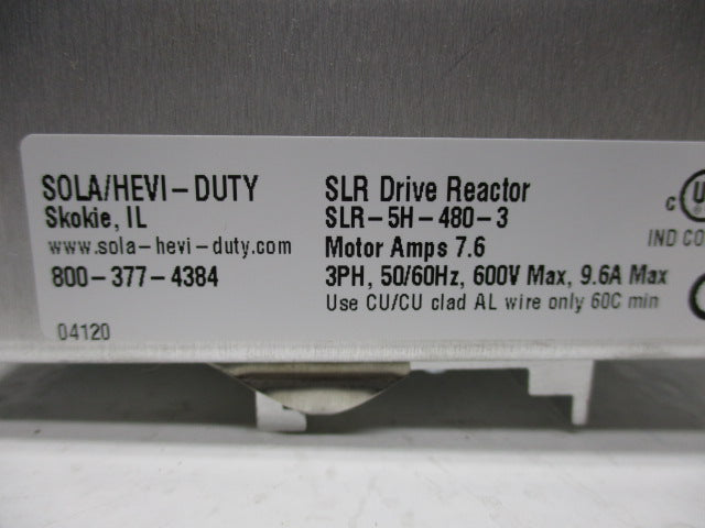 SOLA SLR-5H-480-3 NSMP