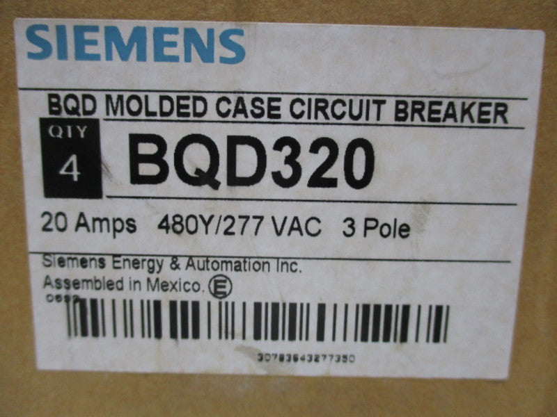 SIEMENS BQD320 (QTY 4) NSMP