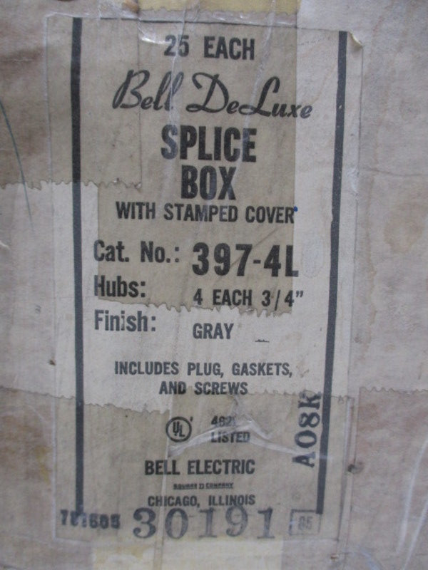 BELL ELECTRIC 397-4L (QTY 25) NSMP