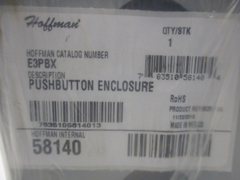 HOFFMAN E3PBX NSNP