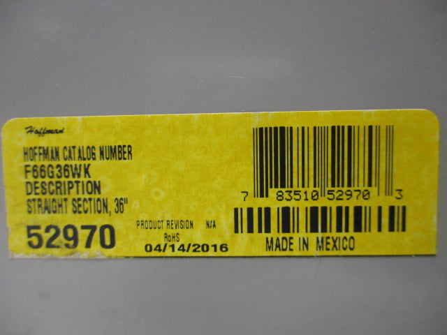 HOFFMAN F66G36WK NSNP
