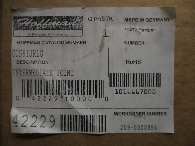 HOFFMAN CCS8IJRLG NSMP