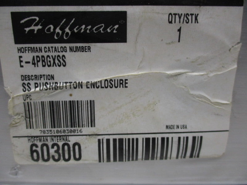 HOFFMAN E-4PBGXSS NSMP