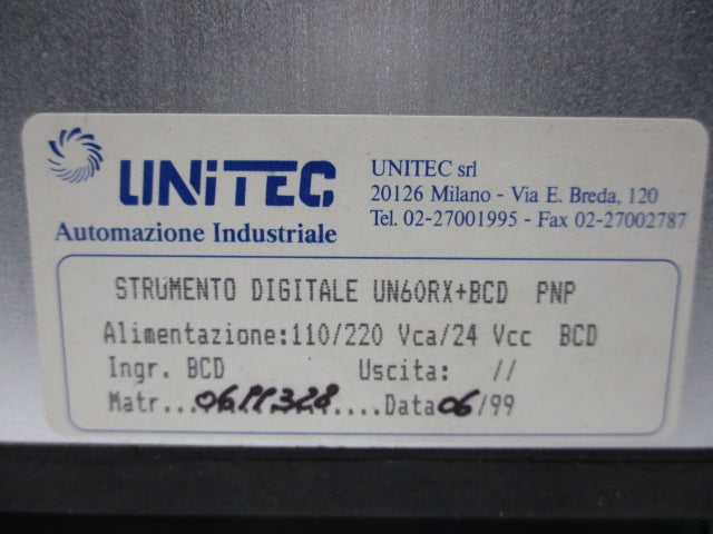 UNITEC UN60RX+BCD (06PP328) NSNP