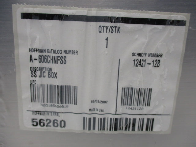 HOFFMAN A-606CHNFSS NSMP