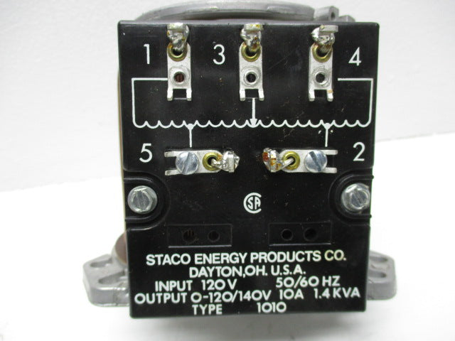 STACO ENERGY PRODUCTS TYPE 1010 (AS PICTURED) UNMP
